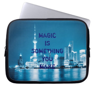Para Portátil Inspiración esperanza cita el Funda de fondo de la