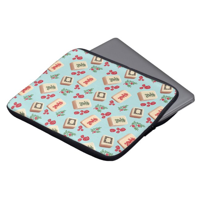 Para Portátil Mah Jongg Dragons Laptop Funda (Superior anverso)