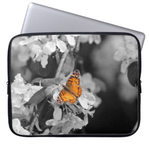 Para Portátil Mariposa de la Señora Americana en la funda de la 