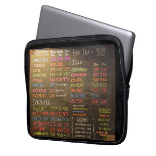 Para Portátil Menú degustación de café - Electrónica o funda par