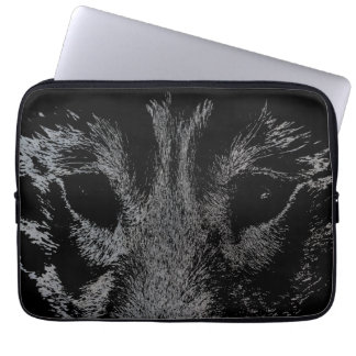Para Portátil Wolf Pup Funda de laptops Siberian Wolf Pup Ojos R