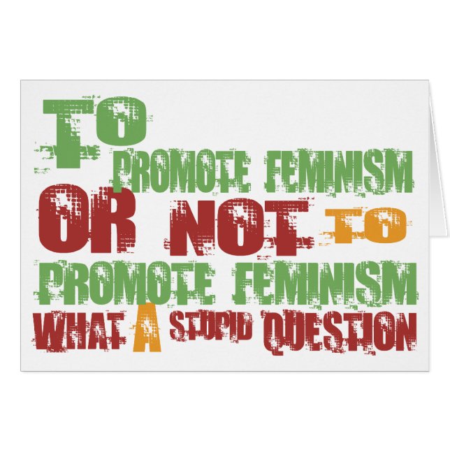 Para promover feminismo (Anverso (Horizontal))