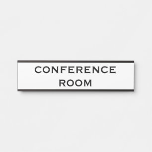 Para Puerta Letrero de Sala de Conferencias