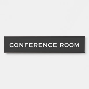 Para Puerta Letrero de Sala de Conferencias