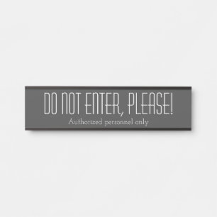 Para Puerta "¡NO ENTRAR, POR FAVOR!" Letrero