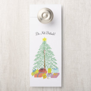 Para Puertas Colgador de puerta de árbol de Navidad