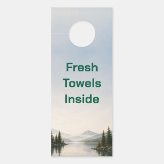 Para Puertas Colgador de puerta de toallas frescas de Airbnb de