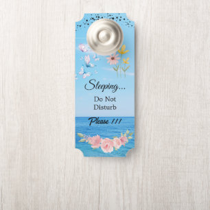 Para Puertas Colgador de puerta moderno personalizable 'No mole
