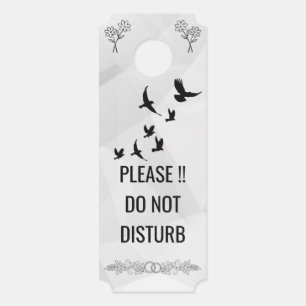 Para Puertas Colgador de puerta moderno personalizable 'No mole
