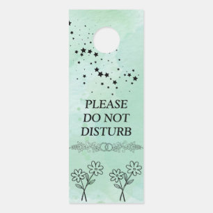Para Puertas Colgador de puerta moderno personalizable 'No mole