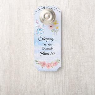 Para Puertas Colgador de puerta moderno personalizable 'No mole