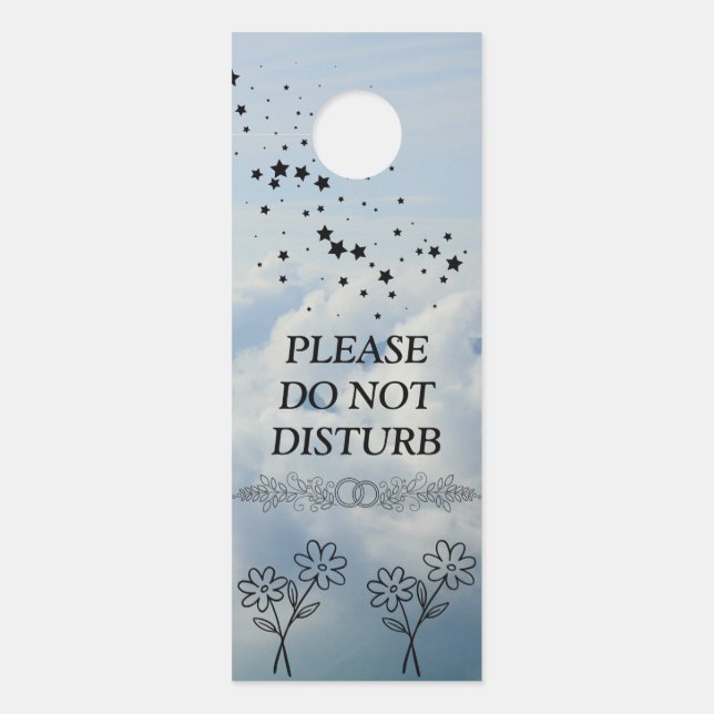 Para Puertas Colgador de puerta moderno personalizable 'No mole (Anverso)