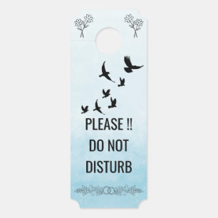 Para Puertas Colgador de puerta moderno personalizable 'No mole