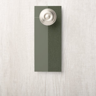 Para Puertas Colgador de puerta texturizada Moss Green Split - 