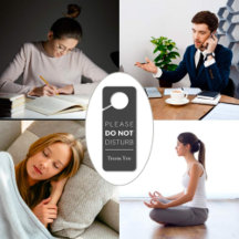Crea tu propio No Molestar - Colgador de Puerta