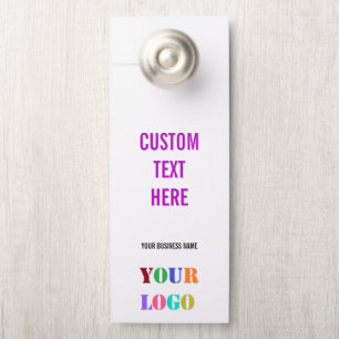 Para Puertas Plantilla de colgador de la puerta de texto del Pe