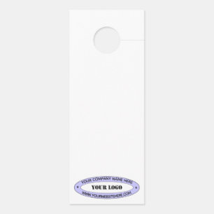 Para Puertas Plantilla de colgador de puerta con logotipo de la