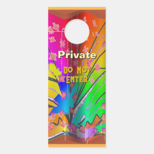 Para Puertas Privado No Entrar Colgador de Puerta