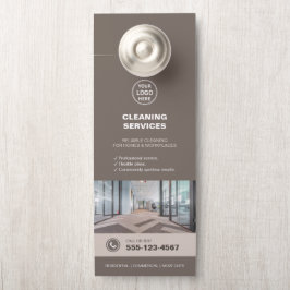 Para Puertas Servicios Modernos de Limpieza Taupe QR Colgador d