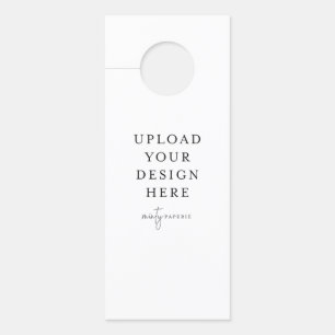 Para Puertas Tarjeta de colgador de puerta