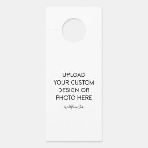 Para Puertas Tarjeta de colgador de puerta personalizada