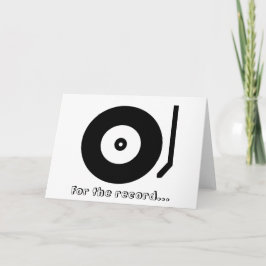 Para que conste... ¡Te quiero! Tarjeta de felicita