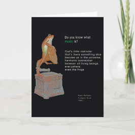 ¿Para qué sirve la música? Tarjeta mediana