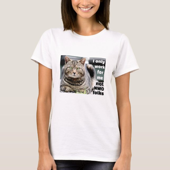 ¿Para Quién Trabajas? (ligero) Camiseta (Anverso)