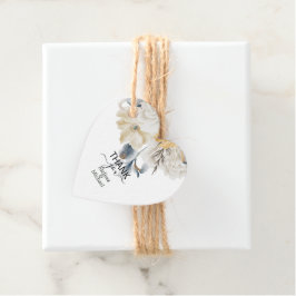 Para Recuerdos ALGO AZUL FLORAL BODA Etiquetas Favorables