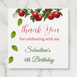 Para Recuerdos Apple of Our Eye Gracias por Favorecer Etiquetas