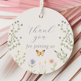 Para Recuerdos Bebé en Bloom Baby Shower Gracias Etiquetas