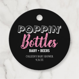 Para Recuerdos Botellas Poppin Chica Etiquetas Baby Shower Favor