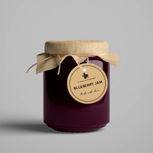 Para Recuerdos Diseño de empaquetado de etiquetas Jam Jar Hang