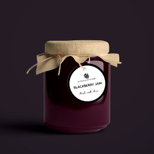 Para Recuerdos Diseño de empaquetado de etiquetas Jam Jar Hang
