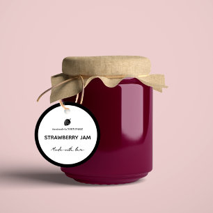 Para Recuerdos Diseño de empaquetado de etiquetas Jam Jar Hang