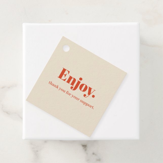 Para Recuerdos Diseño de etiquetas de colgado minimalista de tipo (In situ)
