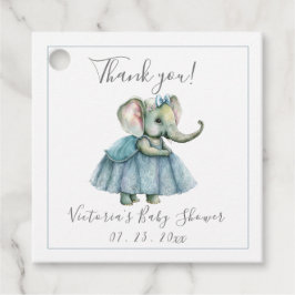 Para Recuerdos Elefante Chica vestido con etiquetas favoritas de 