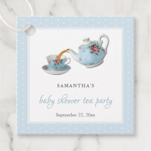 Para Recuerdos Elegantes Etiquetas Baby Shower Tea Party Favor