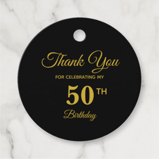 Para Recuerdos Elegantes Etiquetas de Agradecimiento de Cumpleaño
