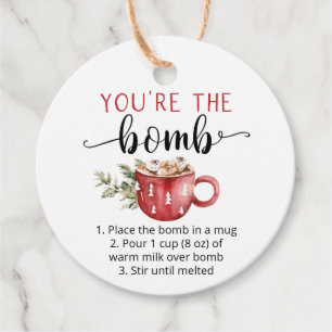 Para Recuerdos Eres el chocolate caliente bomba etiquetas de choc
