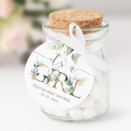 Para Recuerdos Es un Chica de las etiquetas favoritas de Baby Sho