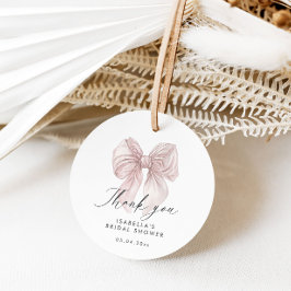 Para Recuerdos Está atando las etiquetas de favor de ducha de nov