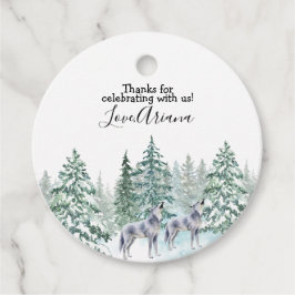 Para Recuerdos Etiquetas Baby Shower Favor de los Animales Forest
