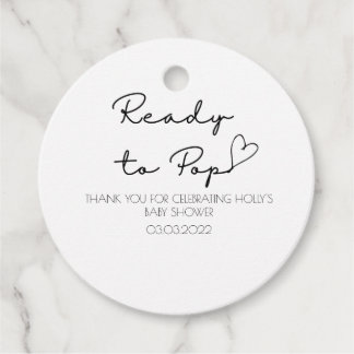 Para Recuerdos Etiquetas Baby Shower Favor personalizadas