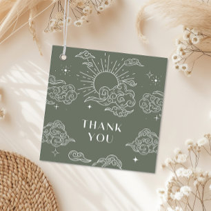Para Recuerdos Etiquetas Baby Shower Favorito de Tarot Sage Celes