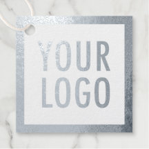 Etiquetas Colgantes de Cuadrado Blanco con Logotip