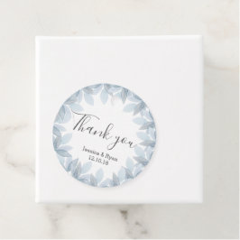 Para Recuerdos Etiquetas de círculo de boda personalizadas con ho