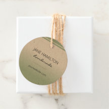 Etiquetas de empaque verde de fábrica de suministr