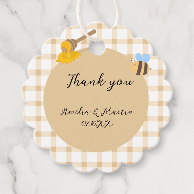 Para Recuerdos Etiquetas de Favor (Anverso)