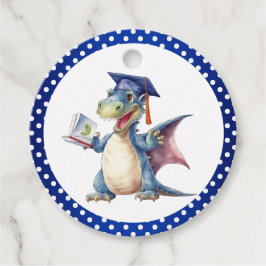 Para Recuerdos Etiquetas de Favor Círculo de Graduado Dragon Kind